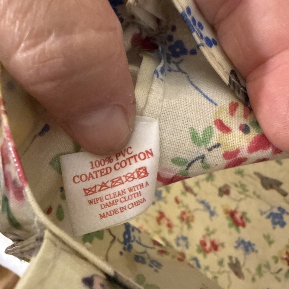 Cath Kidston Ltd Original London Oilcloth PVC Coated Tote Bag Birds Water Resis - Picture 7 of 10